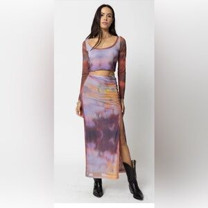 Multicolor Women's Skirt Set